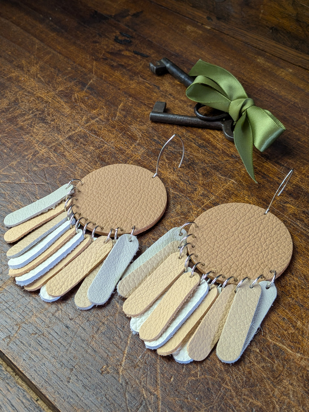 Sahara Fringe Circular Earrings