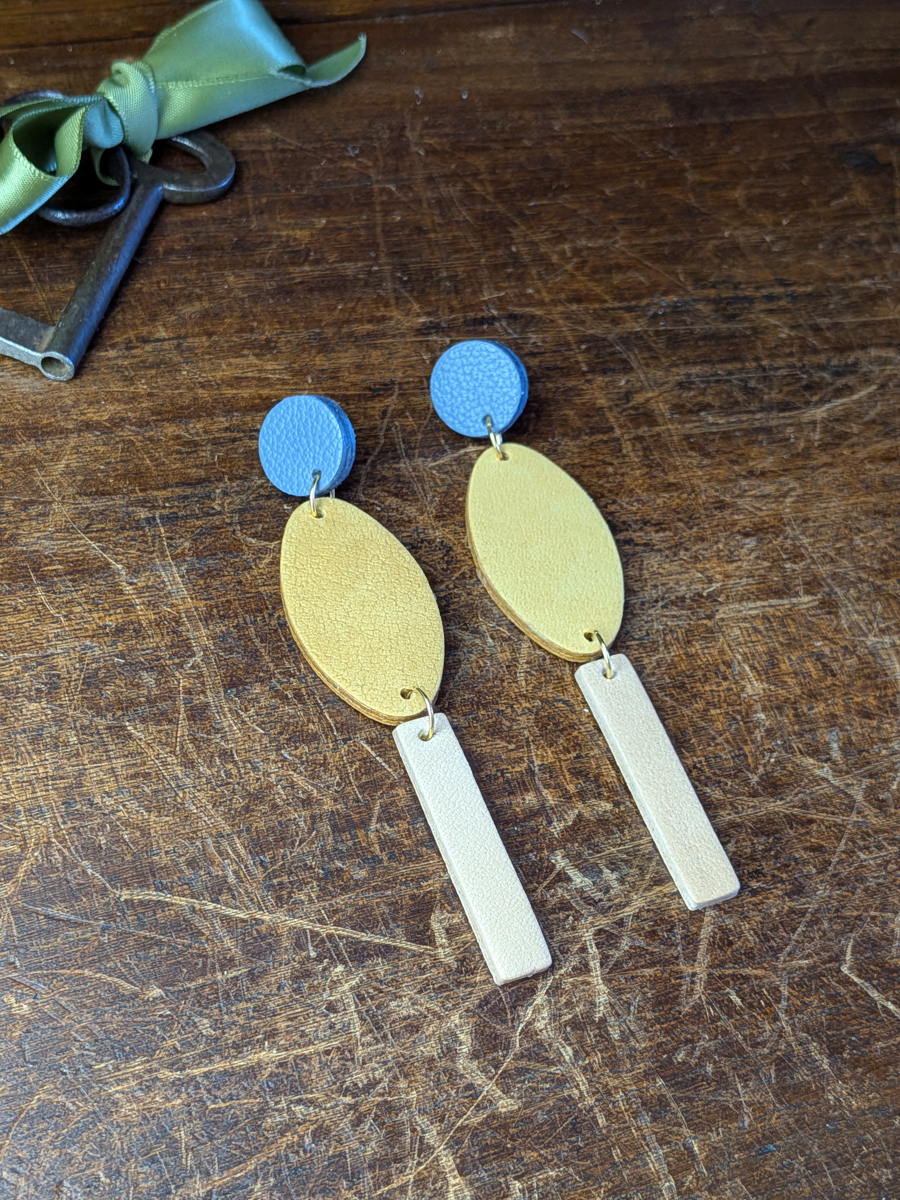 Skyline Geometric Drop Earrings