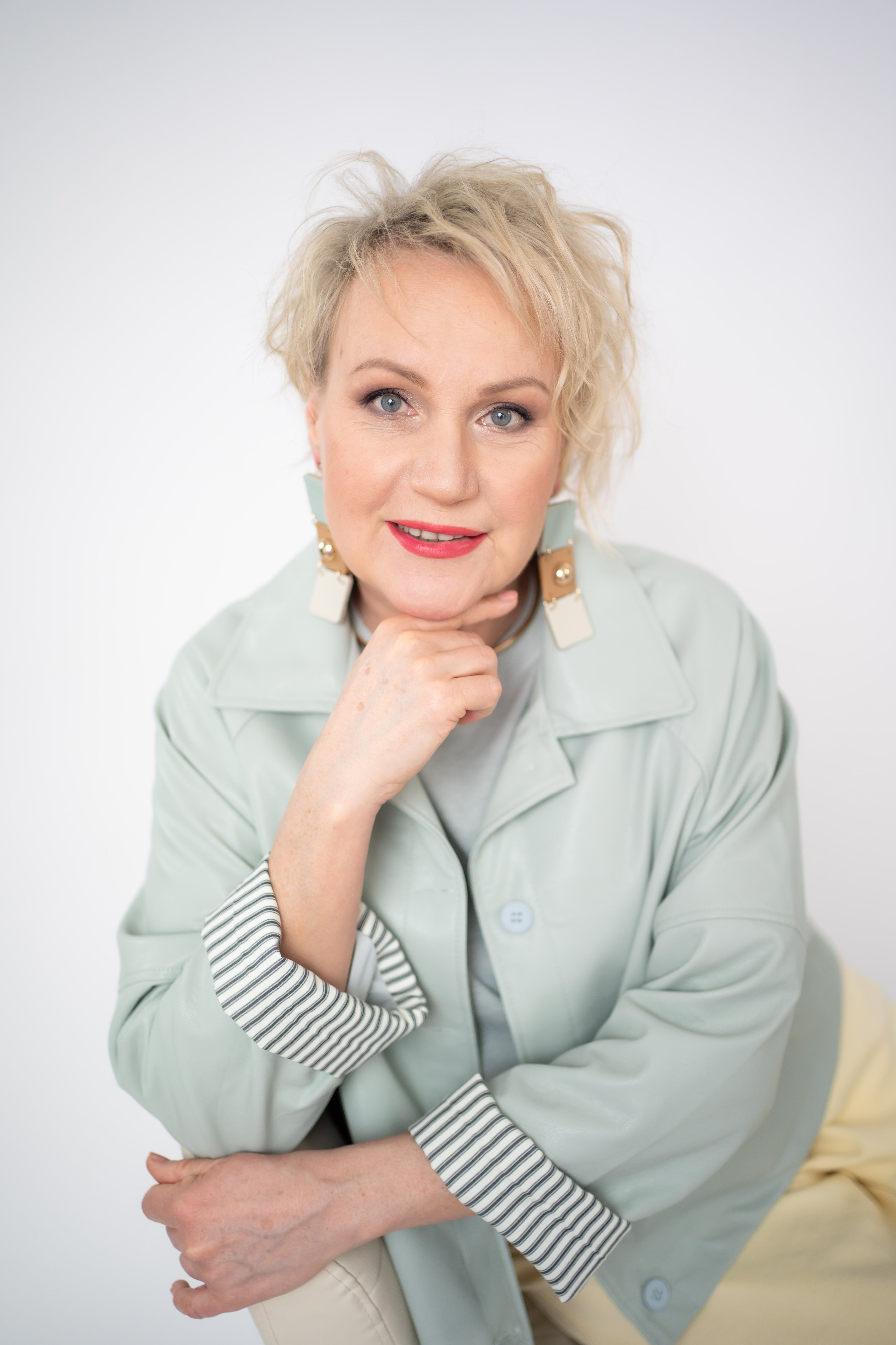 Azure Shore Dome Earrings