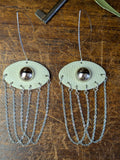 Ivory Mystic Eye Kinetic Earrings