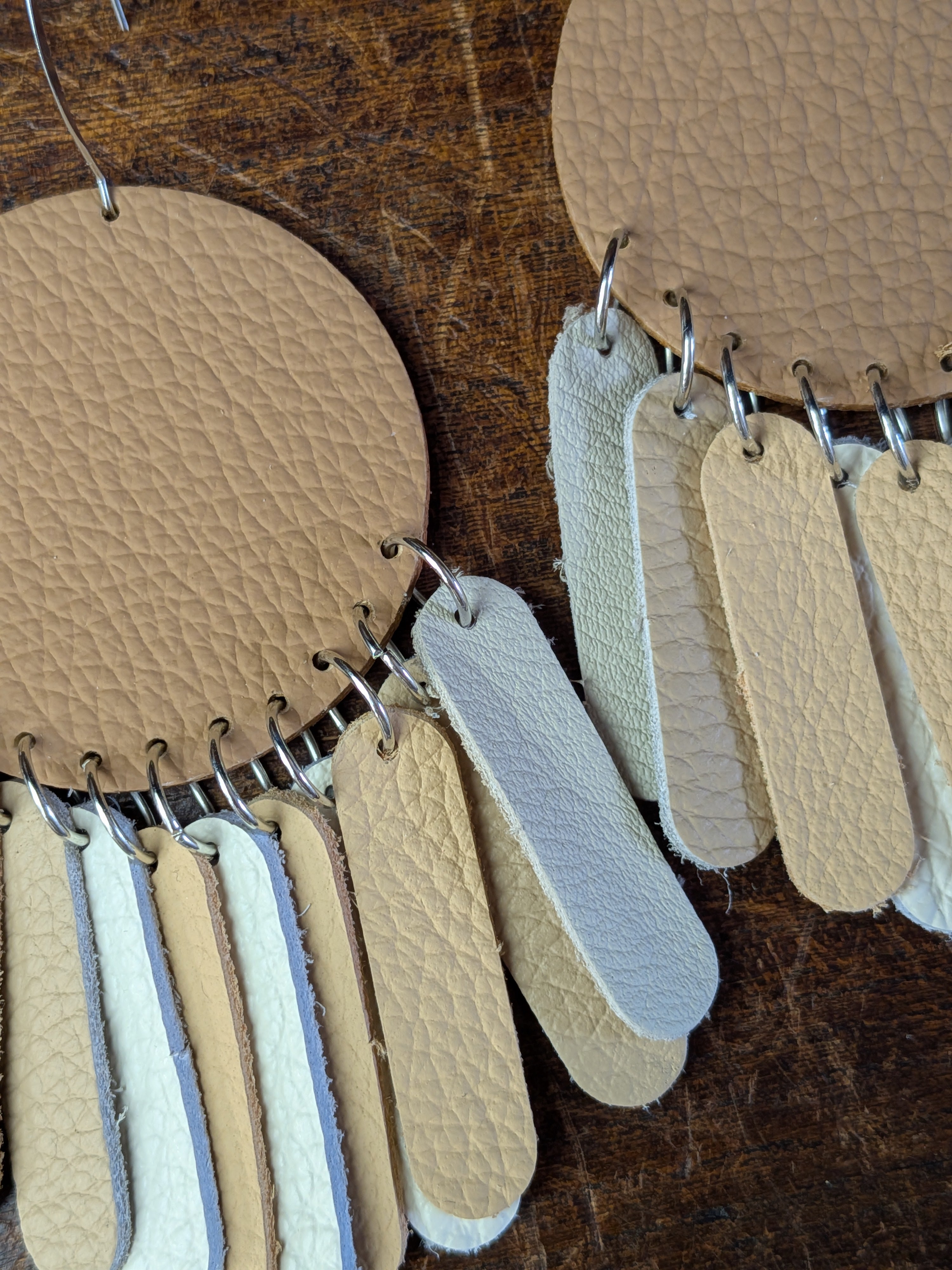 Sahara Fringe Circular Earrings