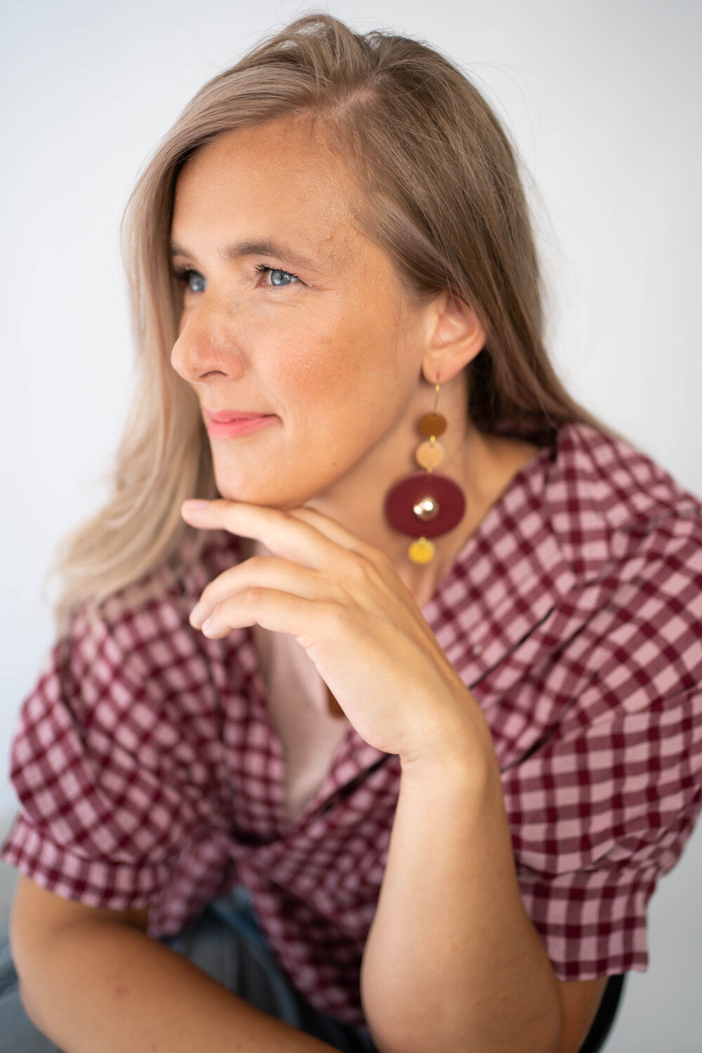 Solar Cascade Asymmetrical Earrings