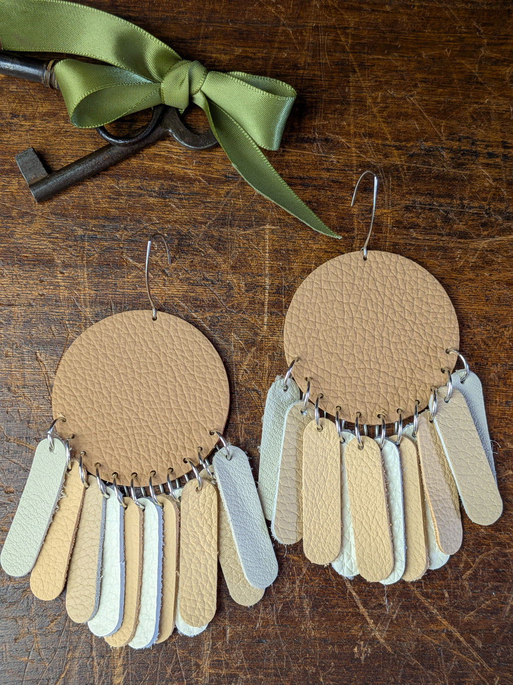 Sahara Fringe Circular Earrings