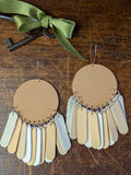 Sahara Fringe Circular Earrings