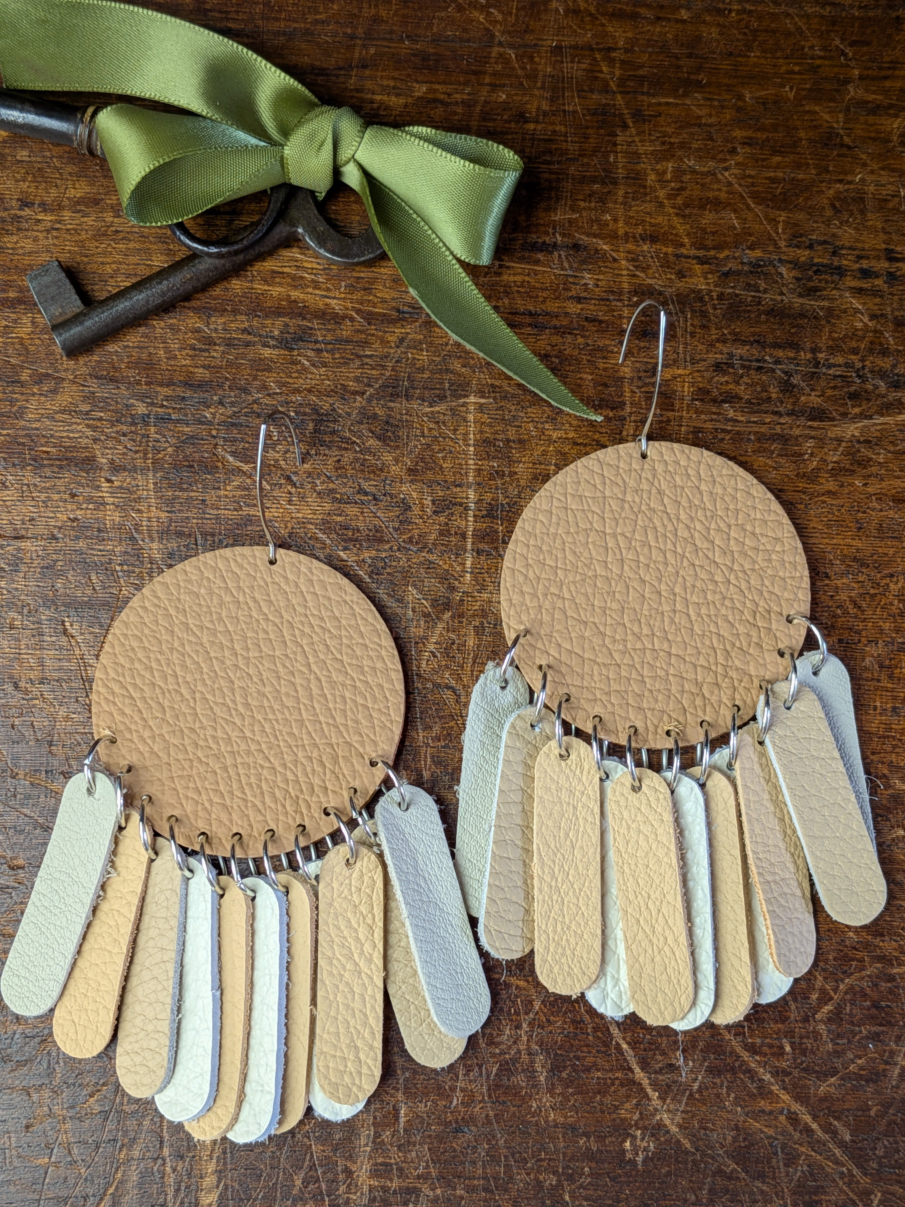 Sahara Fringe Circular Earrings