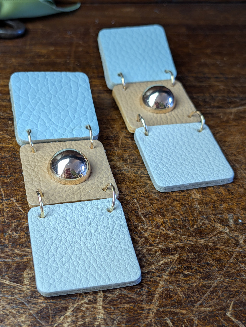 Azure Shore Dome Earrings