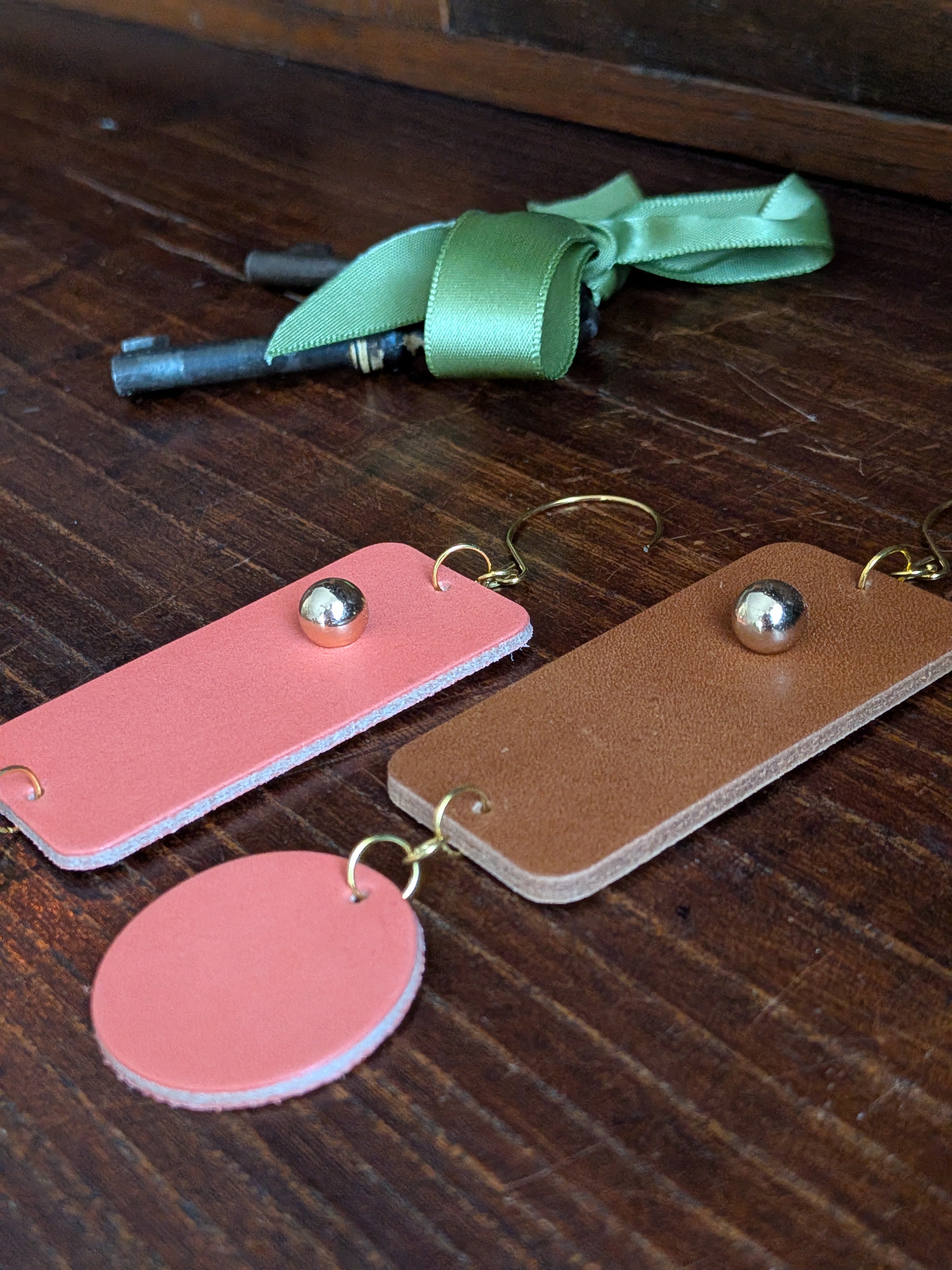 Sunset Asymmetry Geometric Drop Earrings