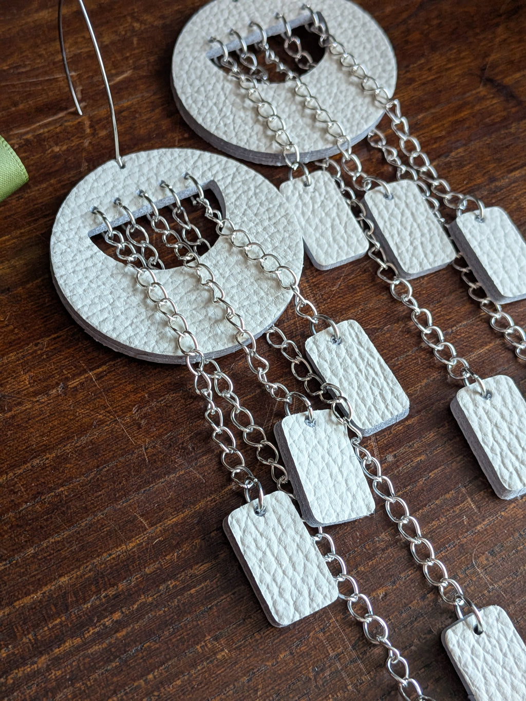 Ivory 15cm Kinetic Cascade Earrings