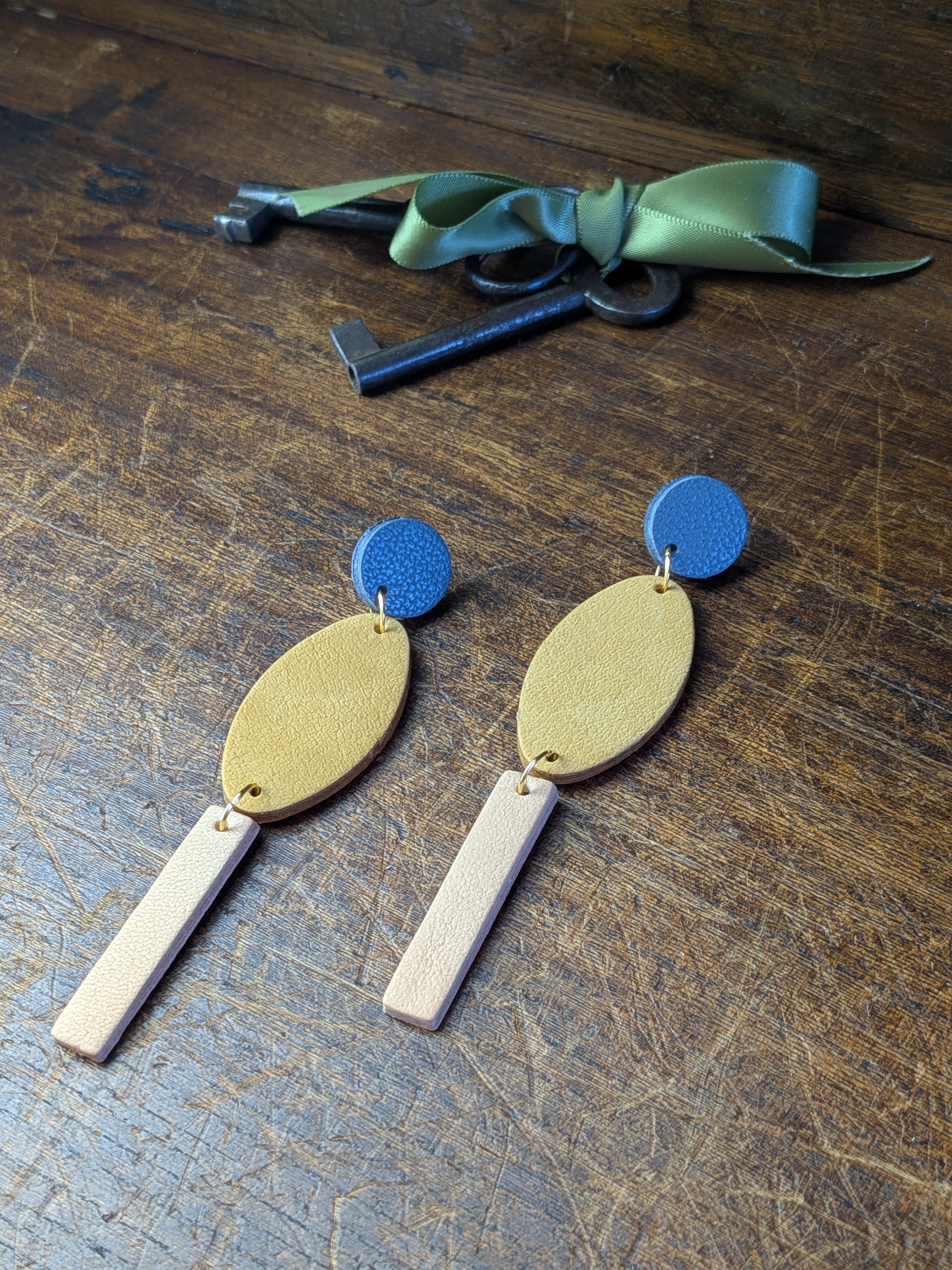 Skyline Geometric Drop Earrings