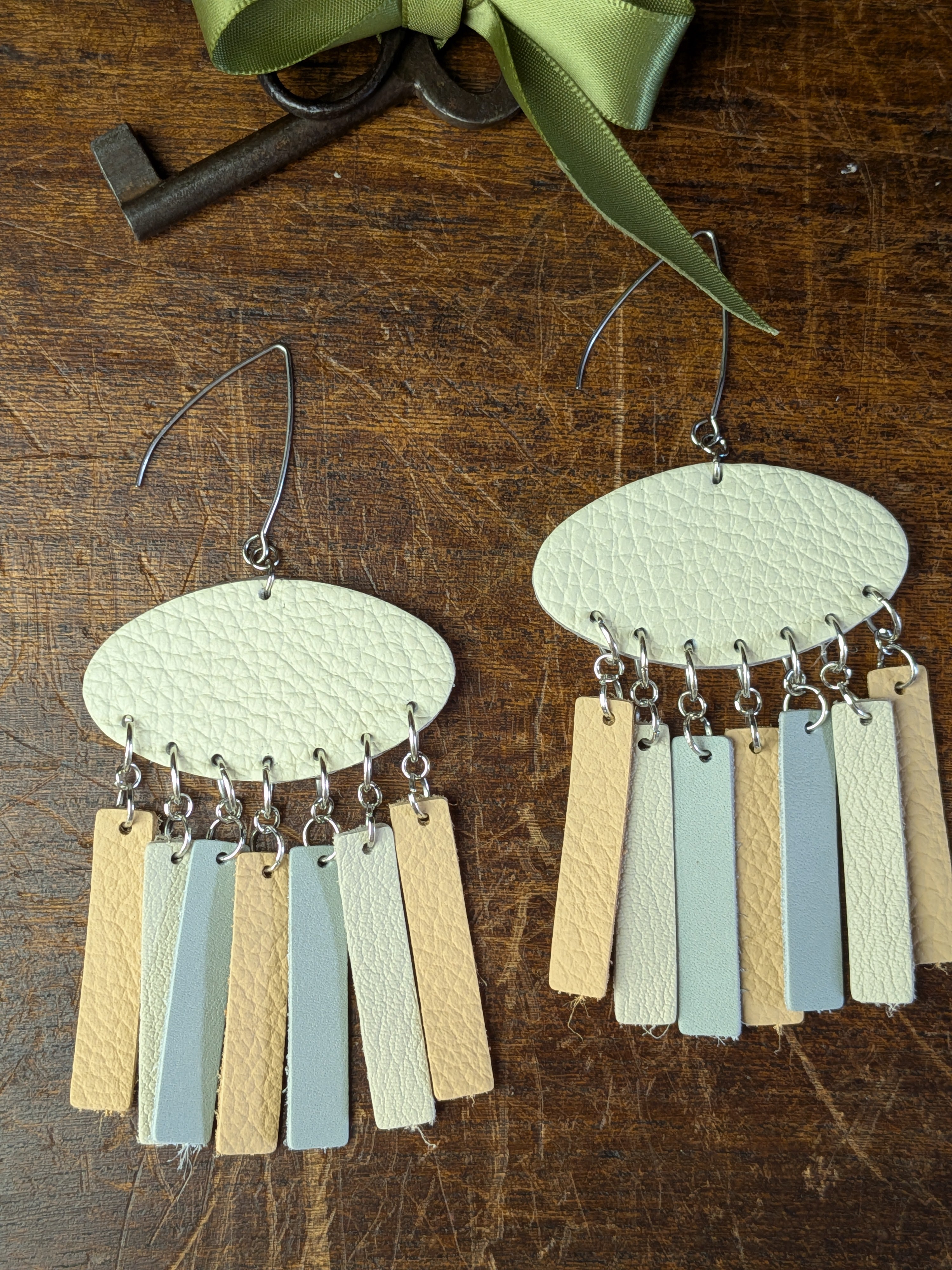 Cloud-Drift Pastel Kinetic Earrings