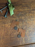 The Archer Verse | Cognac & Dark Chocolate Leather Hooks