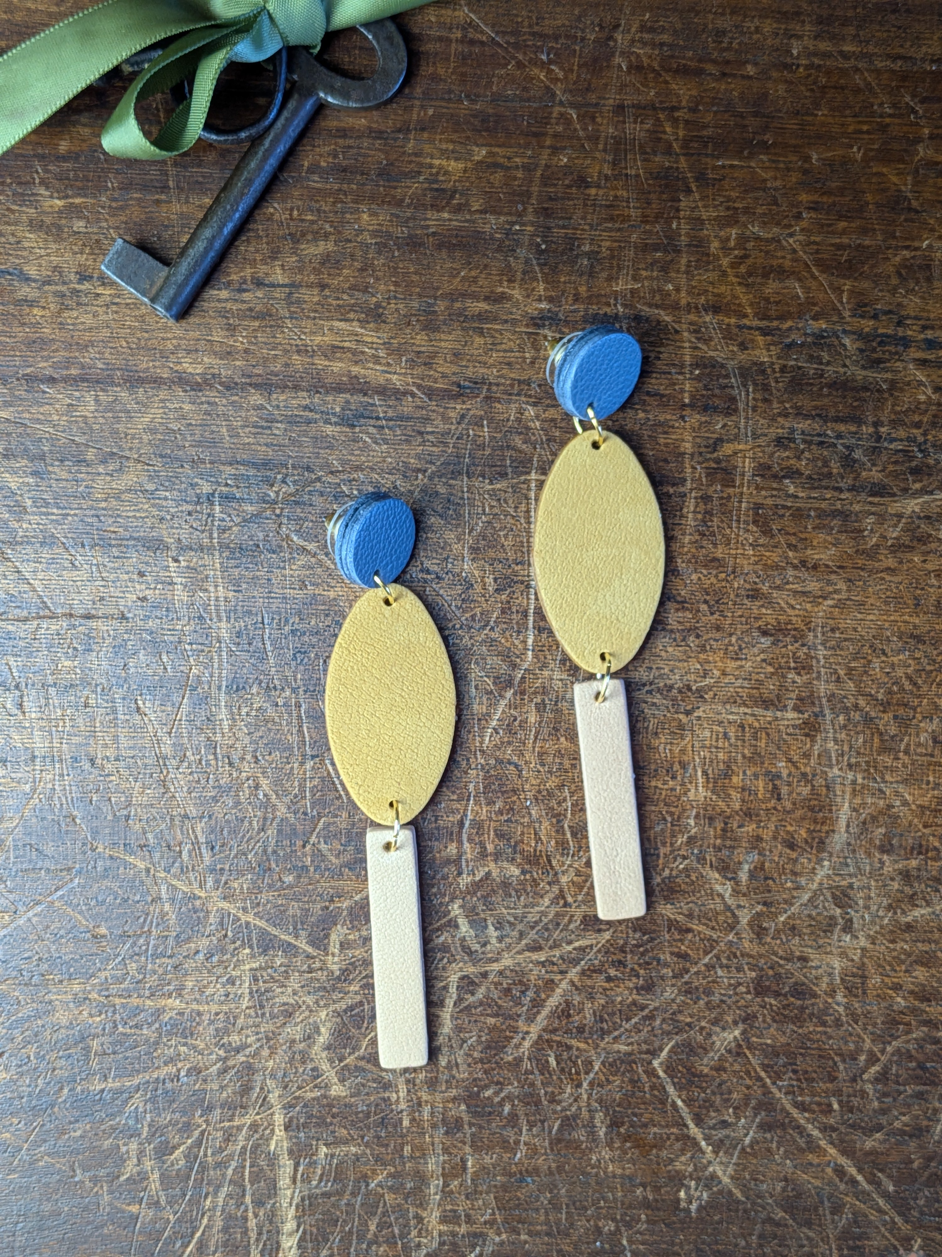 Skyline Geometric Drop Earrings