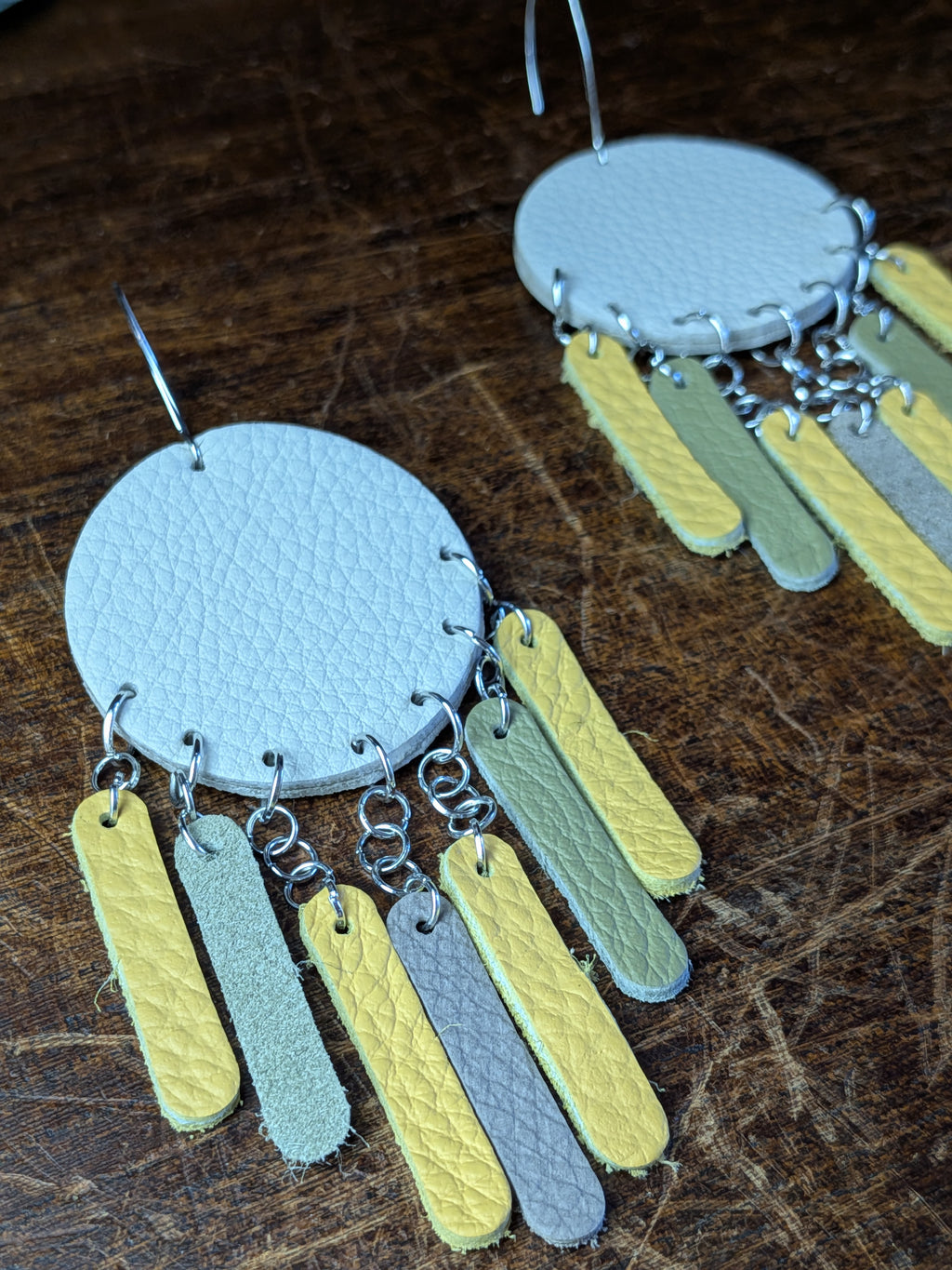 Azure Breeze Fringe Earrings in Sun & Spring Tones