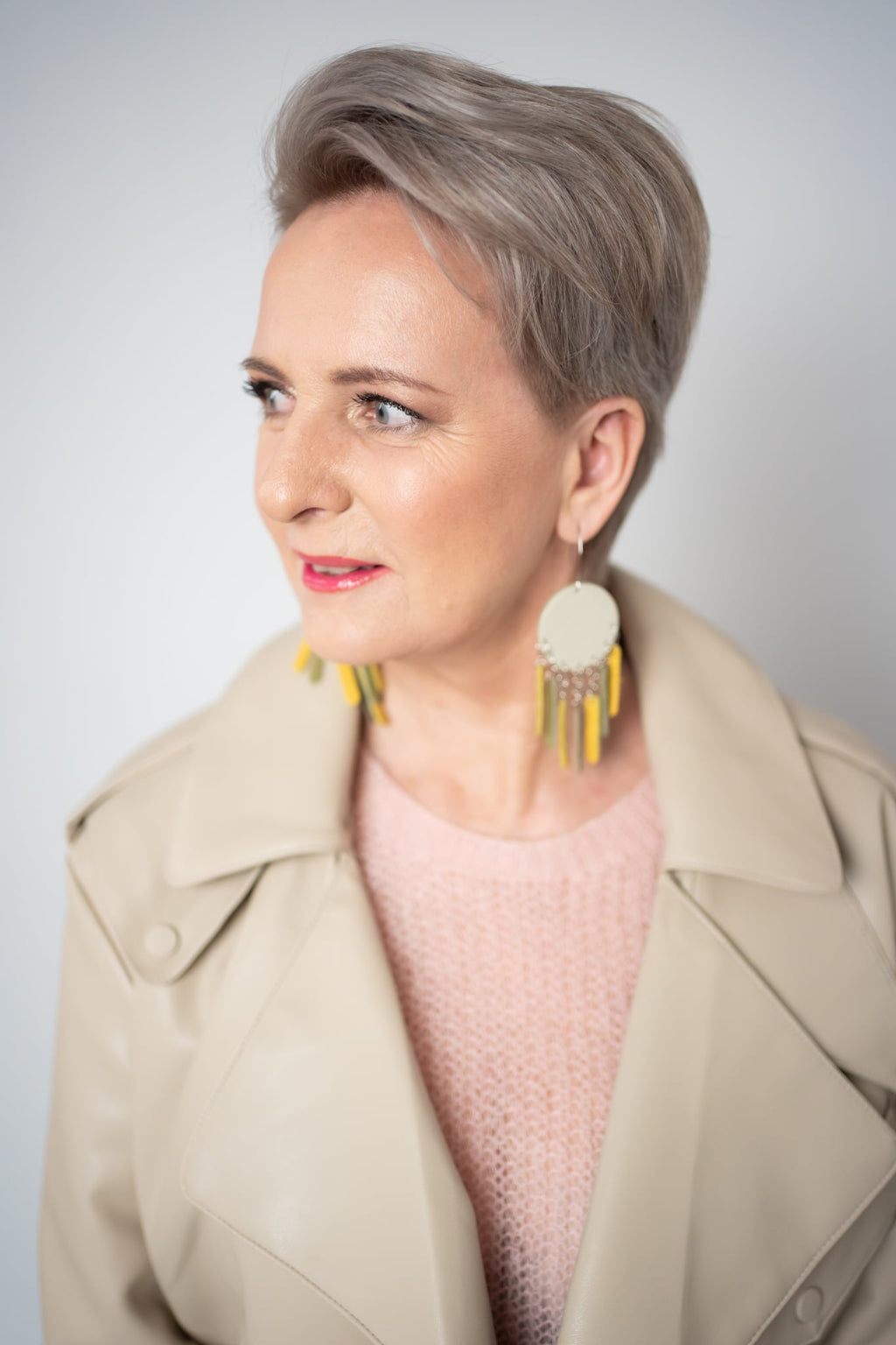 Azure Breeze Fringe Earrings in Sun & Spring Tones